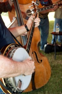 Banjo Male playing