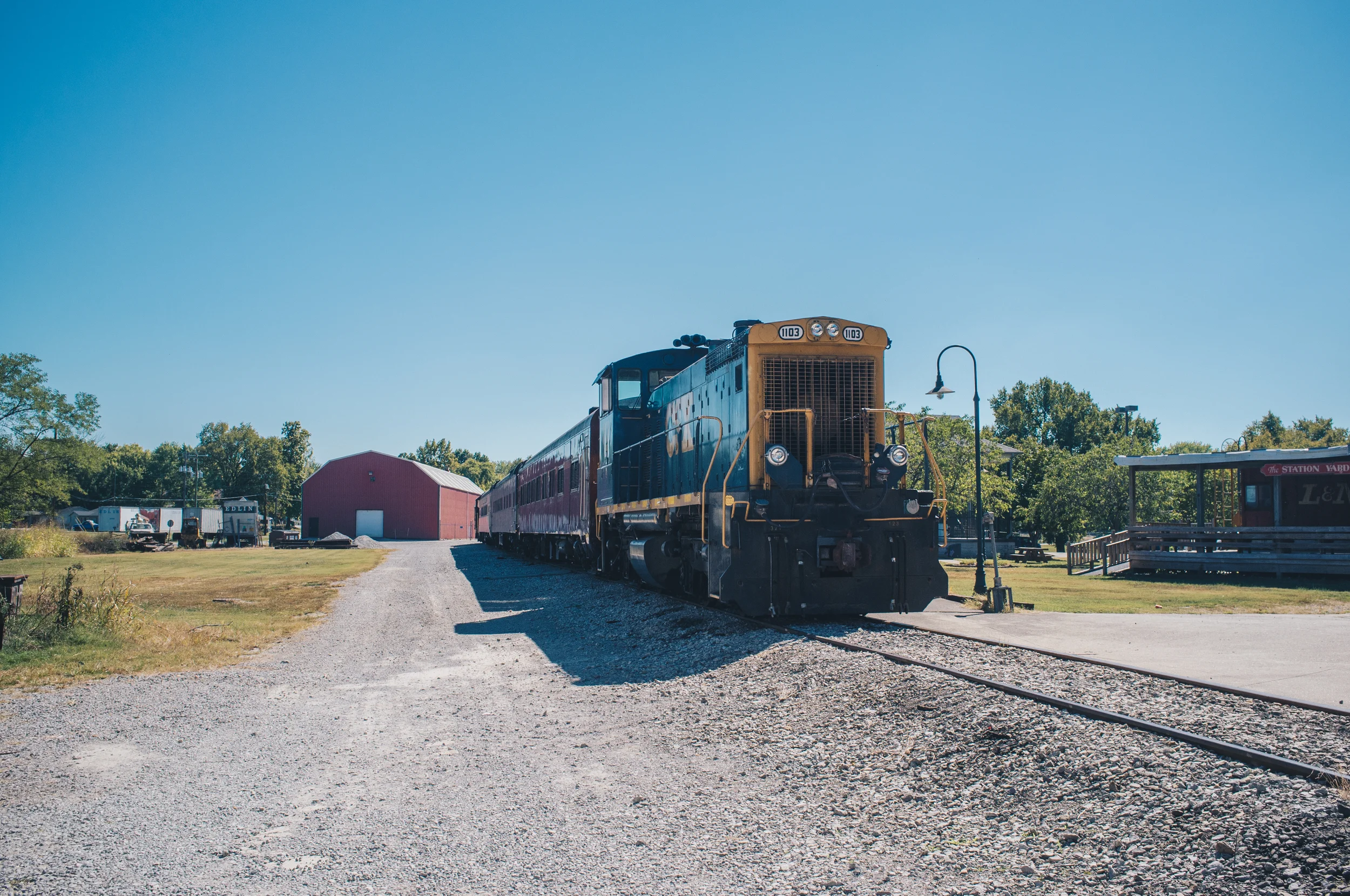 Train engine at Kentucky Railway Museum